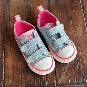 Converse Kids' Blue and Pink Sneakers